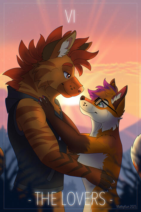 Tarot - The Lovers (ArtFight 2025) Tarot - The Lovers (ArtFight 2025)