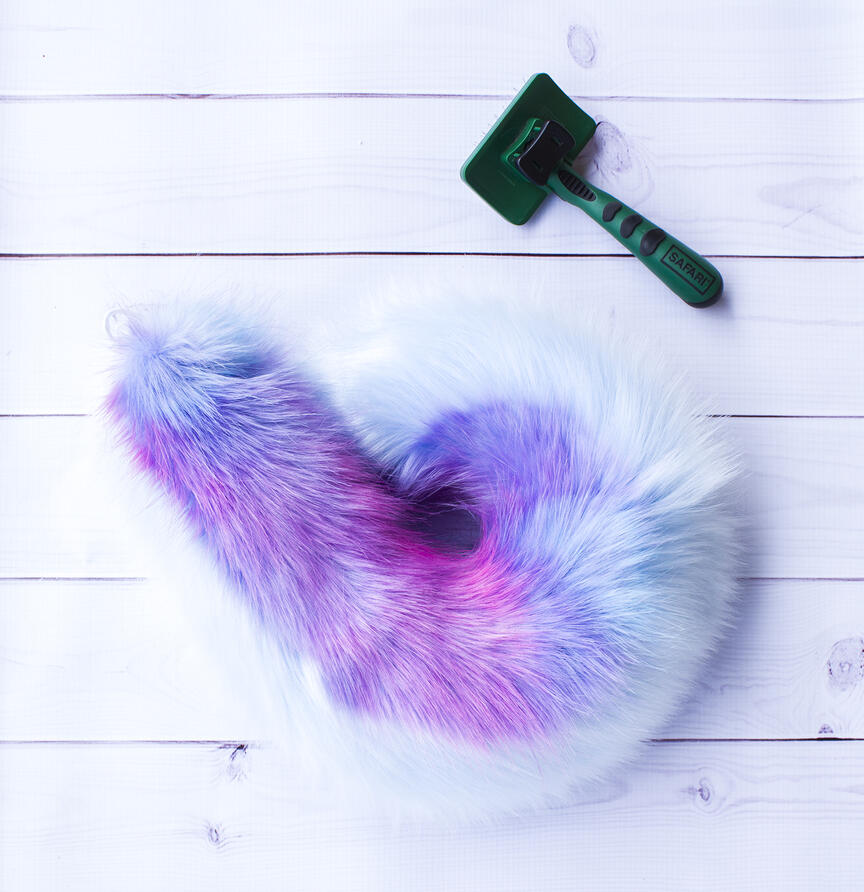 Pastel Galaxy Husky Tail