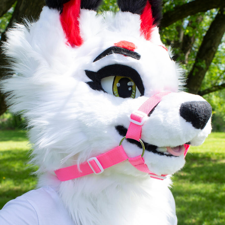 Hot Pink Fursuit Muzzle