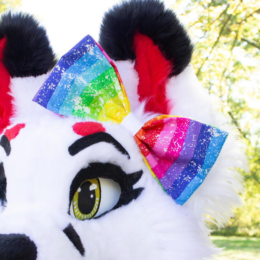 Fursuit Bows in a variety of colors and patterns!