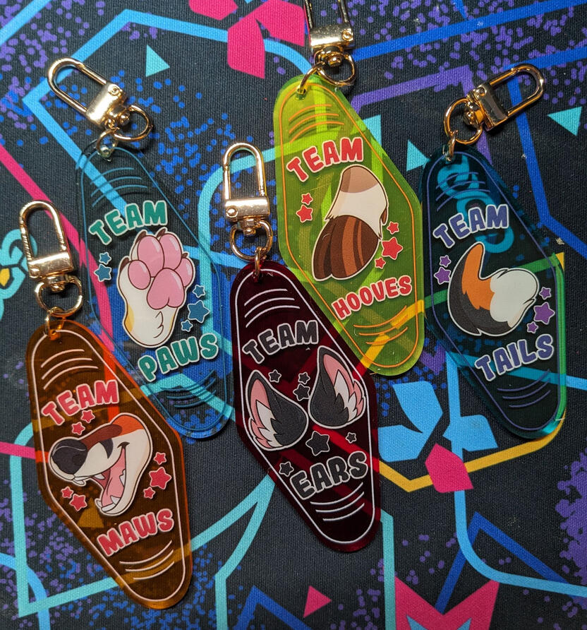 Team Hotel Keychains