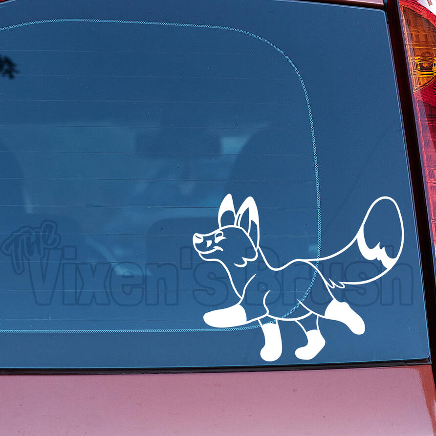 Fox Vinyl Decal Fox Vinyl Decal