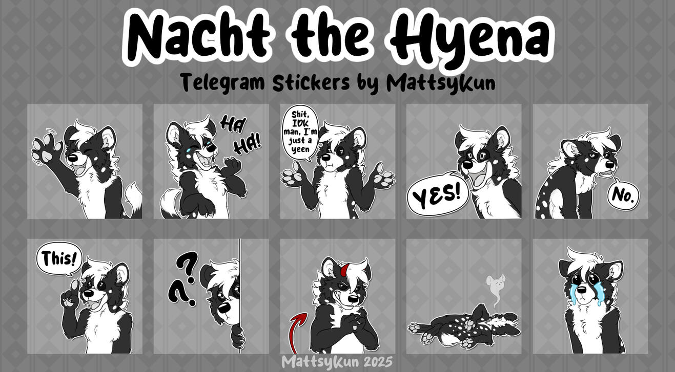Nacht Telegram Stickers