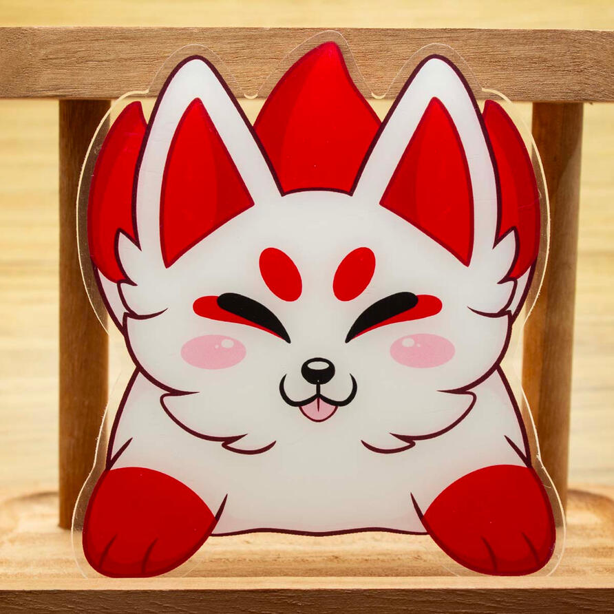 Kitsune Acrylic Coaster Kitsune Acrylic Coaster