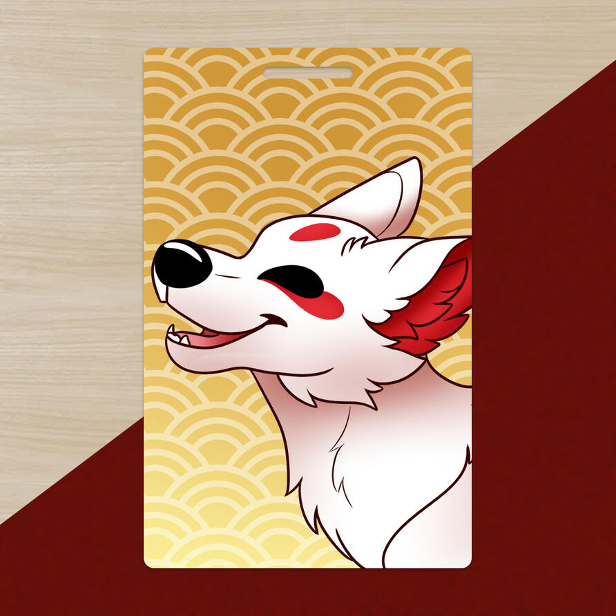 Kitsune Luggage Tag