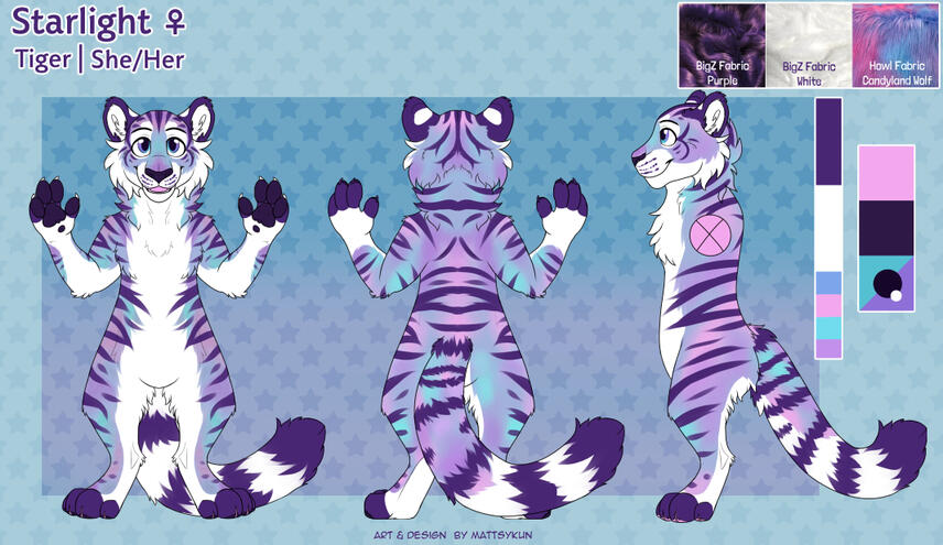 Starlight Fursuit Ref