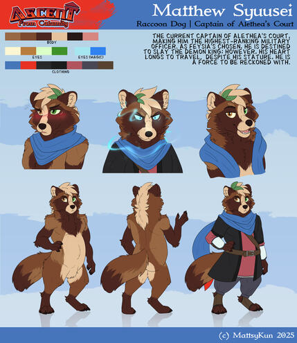 Matthew ref sheet